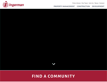 Tablet Screenshot of ingerman.com